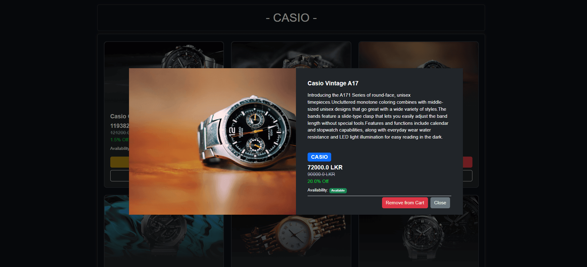 Wrist Wise – E-Commerce Wristwatch Platform