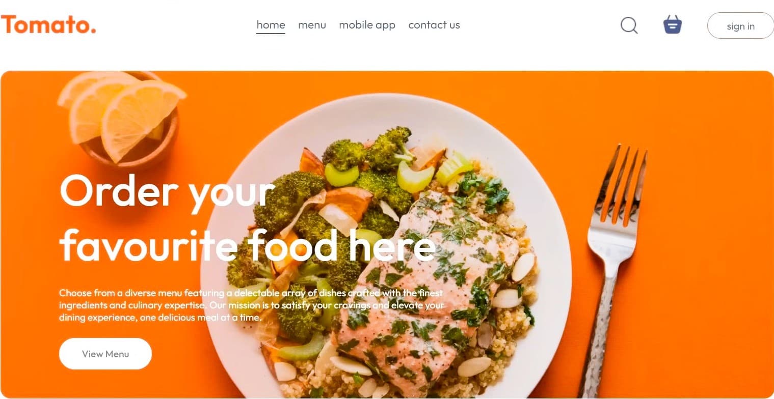 Online Full-stack Restaurant Website