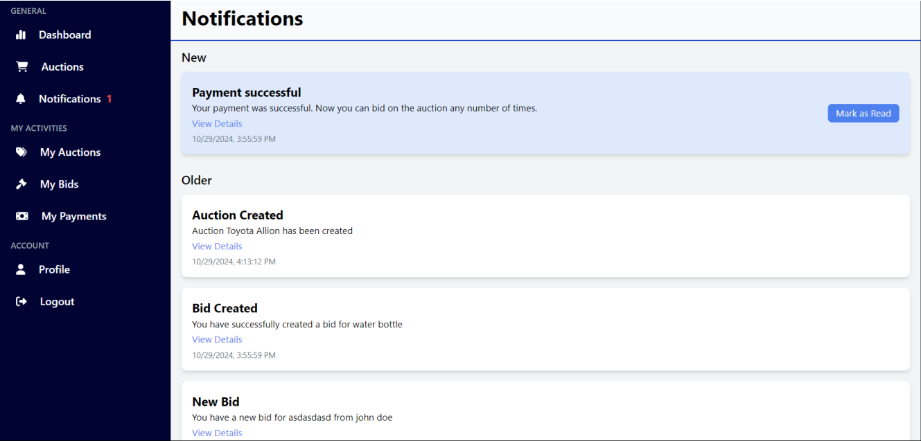 Admin Page